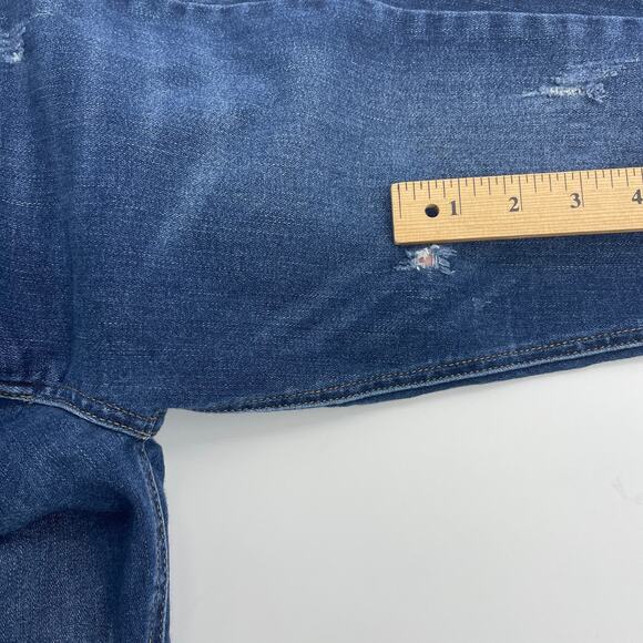 JUDY BLUE Jeans Mid Rise Skinny Fit Pant Women Size 26 Button Fly Distressed - Picture 11 of 11